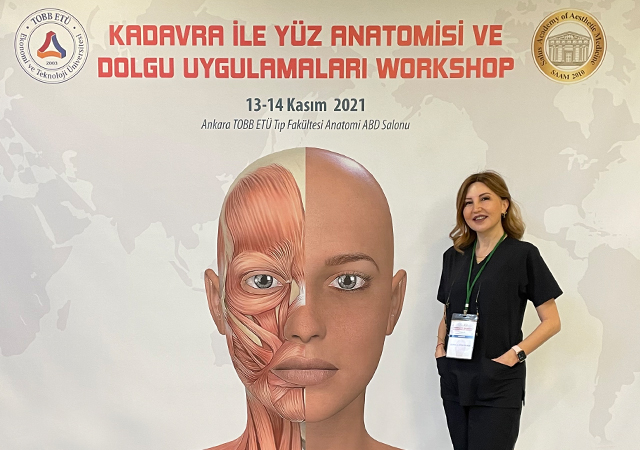 Kadavra ile Yüz Anatomisi ve Dolgu Uygulamaları Workshop Çalışması